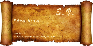Séra Vita névjegykártya